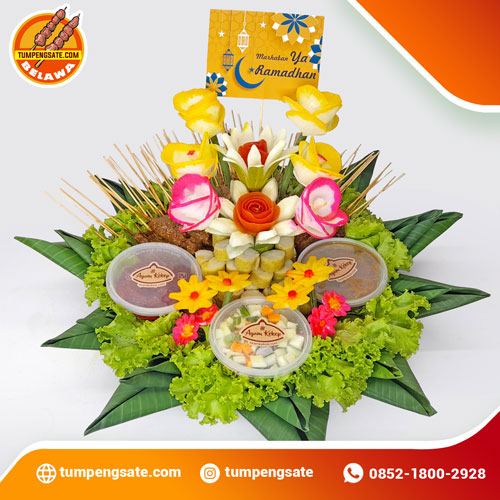 Tumpeng Sate 70 tusuk